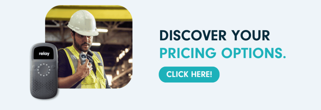 Discover Relay modern manufacturing communication system pricing plans