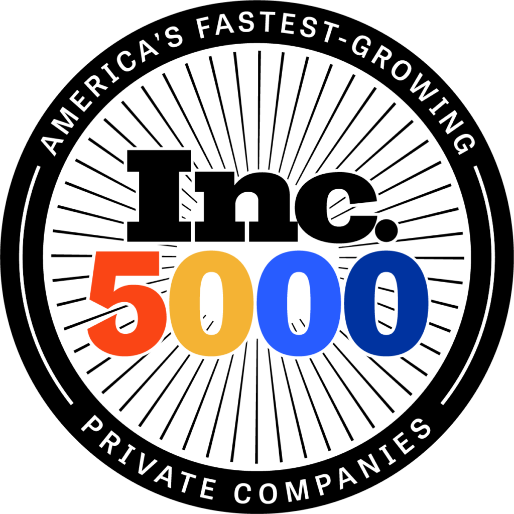 Inc 5000 logo representing America's Fastest Growing Private Companies