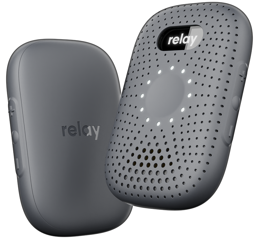RelayM device front and back