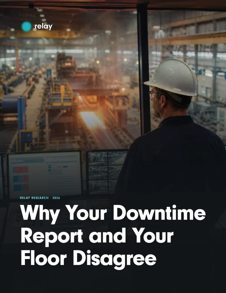 Cover photo of ebook for Why Your Downtime Report and Your Floor Disagree with plant leader photo in the background